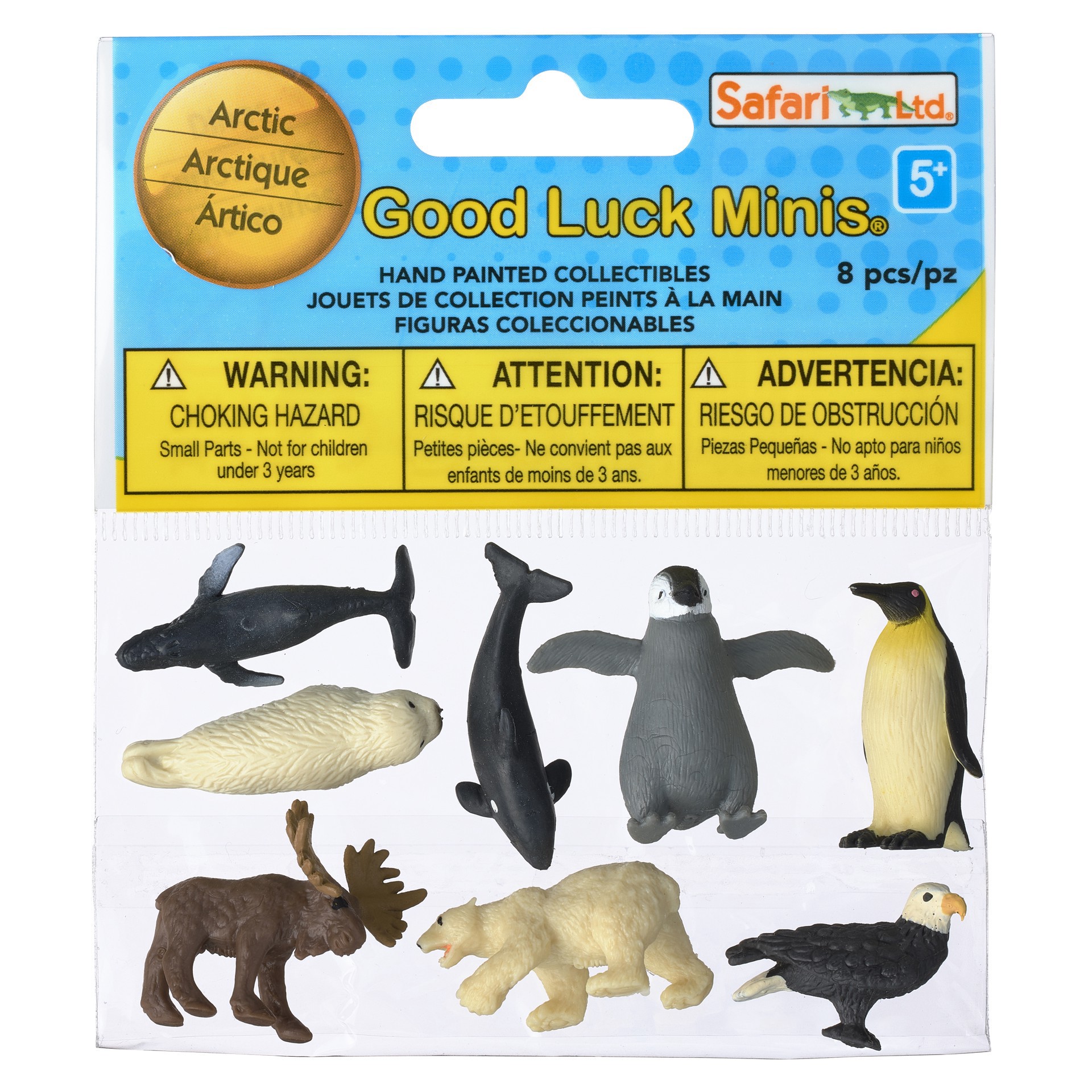 slide 5 of 5, Safari Ltd. Safari Ltd Good Luck Minis Arctic Fun Pack, 4.02 in x 3.74 in x 0.39 in
