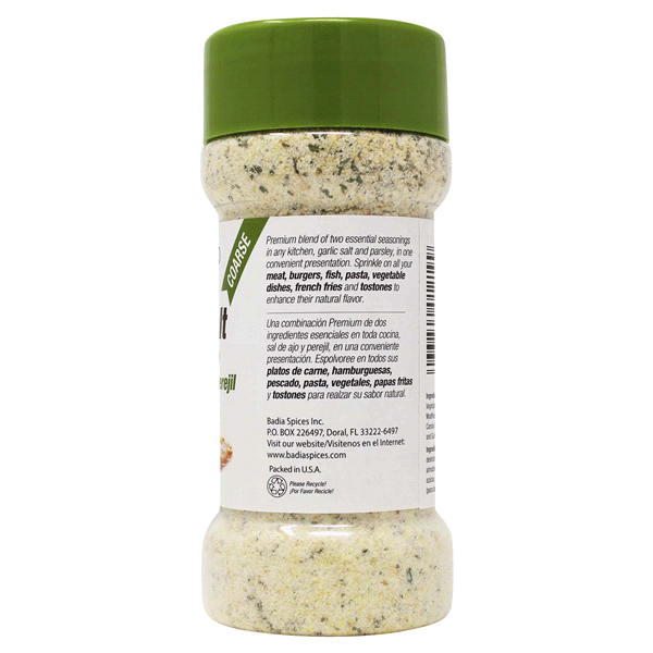 slide 14 of 21, Badia Coarse Garlic Salt with Parsley, 11 oz