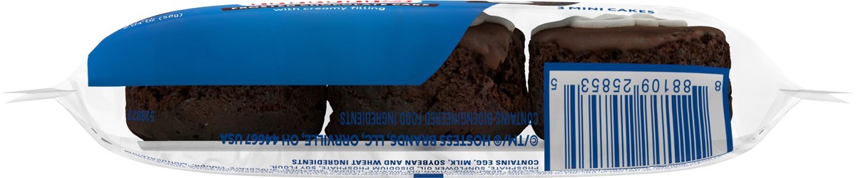 slide 5 of 15, Hostess Cupcakes Minis, Chocolate Snack Cakes, 2.04 Oz. Pouch (3 Ct.), 3 ct