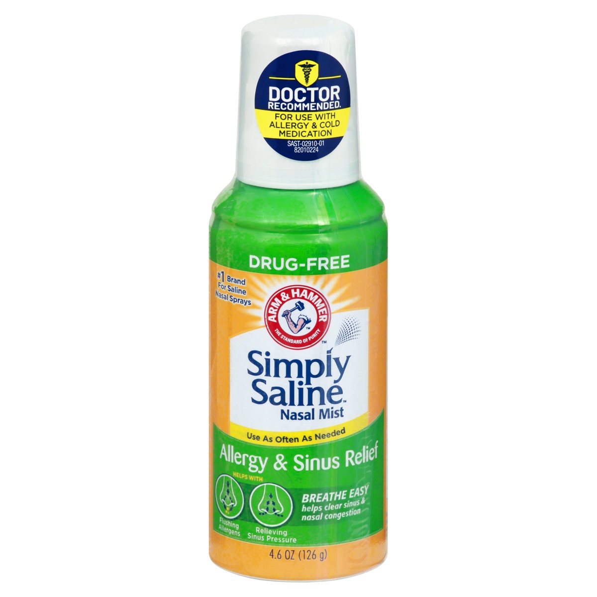slide 1 of 13, ARM & HAMMER Nasal Mist, Allergy & Sinus Relief, 4.6 oz