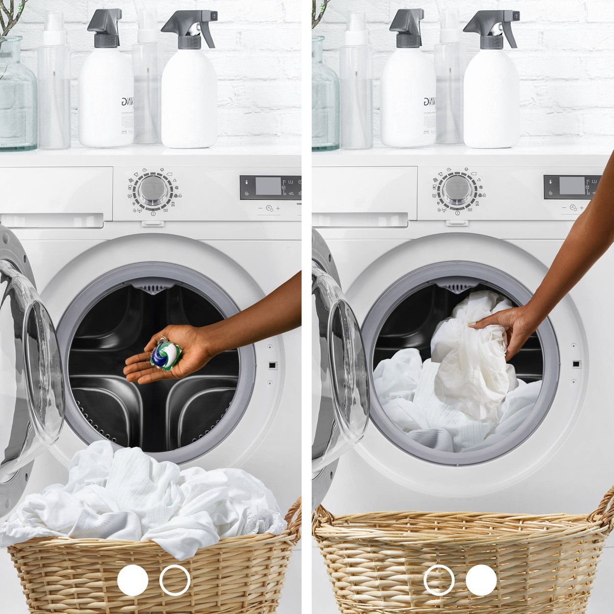 slide 48 of 90, Tide PODS laundry detergent pacs, 3-in-1 Stain Remover, Odor Fighter, Color Protector, 31 Count, HE compatible, Spring Meadow Scent, 31 ct