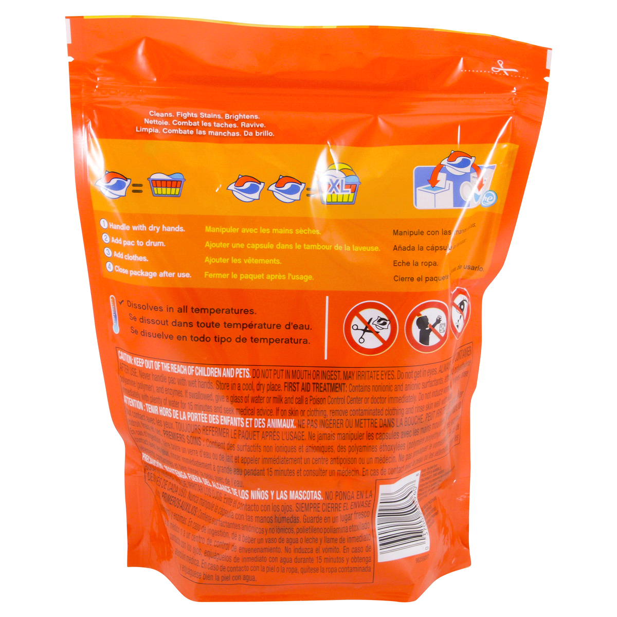 slide 69 of 90, Tide PODS laundry detergent pacs, 3-in-1 Stain Remover, Odor Fighter, Color Protector, 31 Count, HE compatible, Spring Meadow Scent, 31 ct