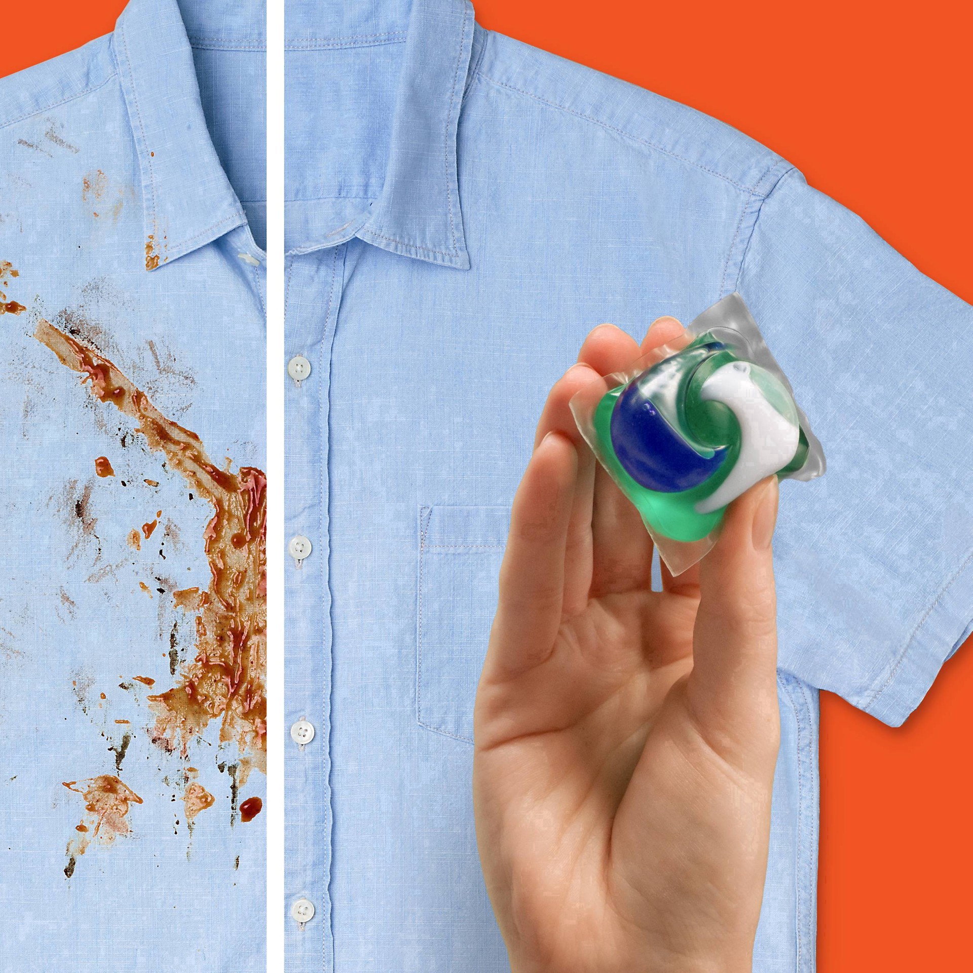 slide 58 of 90, Tide PODS laundry detergent pacs, 3-in-1 Stain Remover, Odor Fighter, Color Protector, 31 Count, HE compatible, Spring Meadow Scent, 31 ct