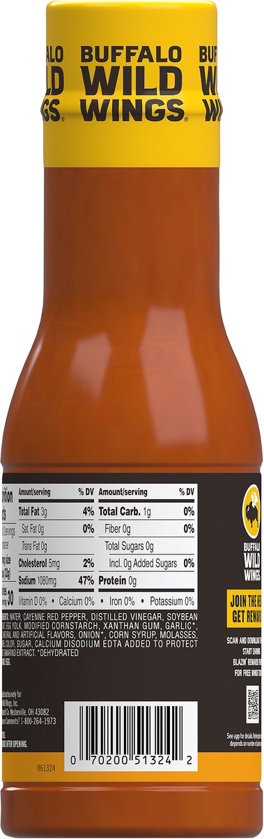 slide 7 of 11, Buffalo Wild Wings Sauce, Medium, 12 fl oz