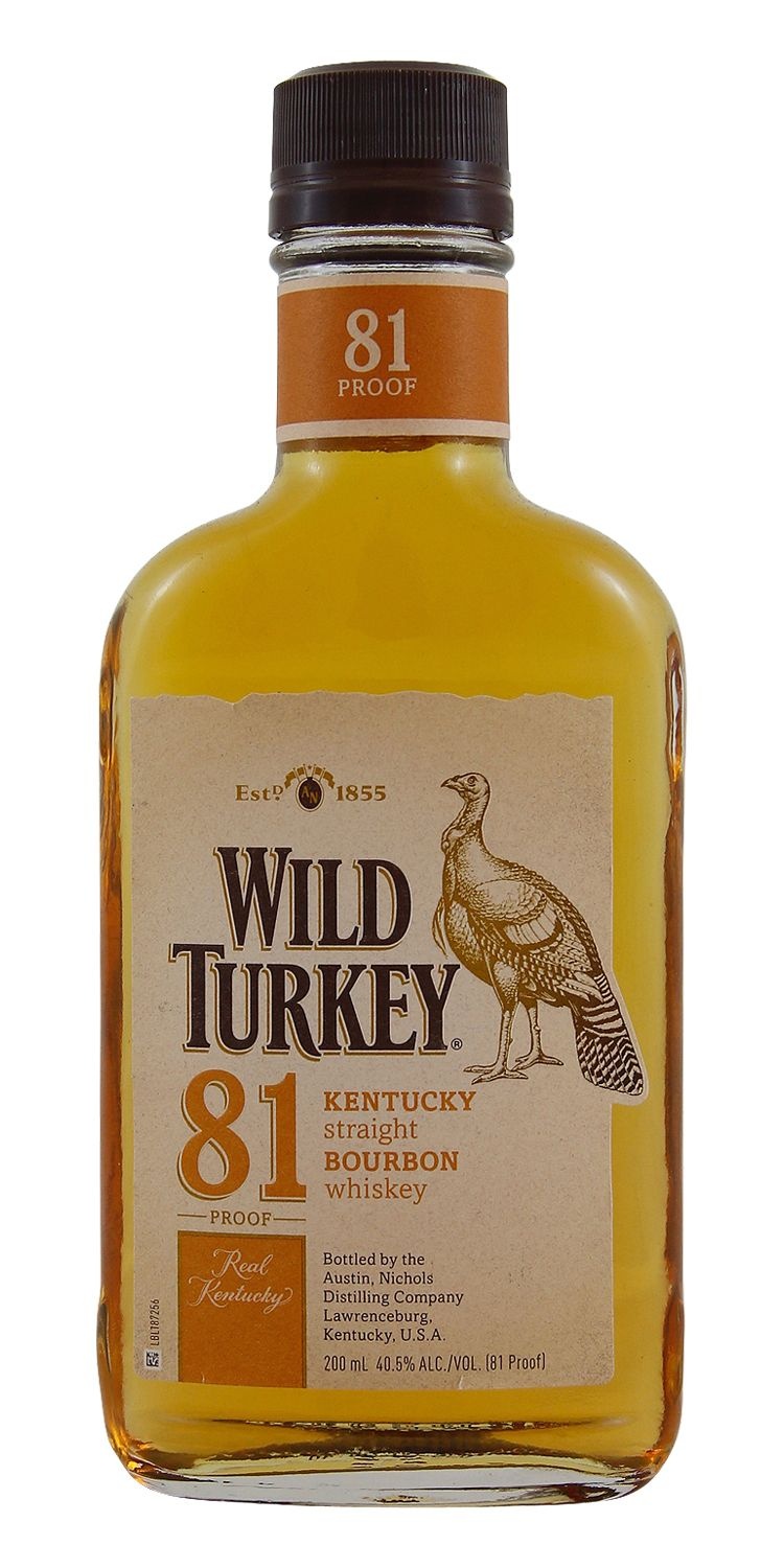 slide 1 of 1, Wild Turkey 81 Proof Bourbon, 200 ml