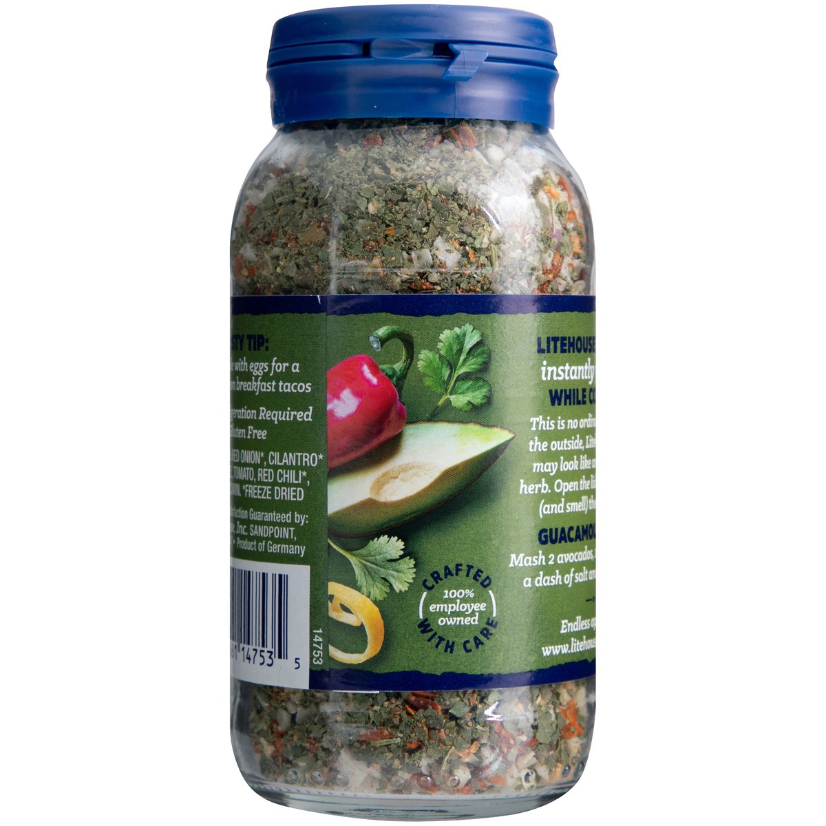 slide 4 of 12, Litehouse Guacamole Blend Freeze Dried Herbs 0.85 oz. Jar, 0.85 oz