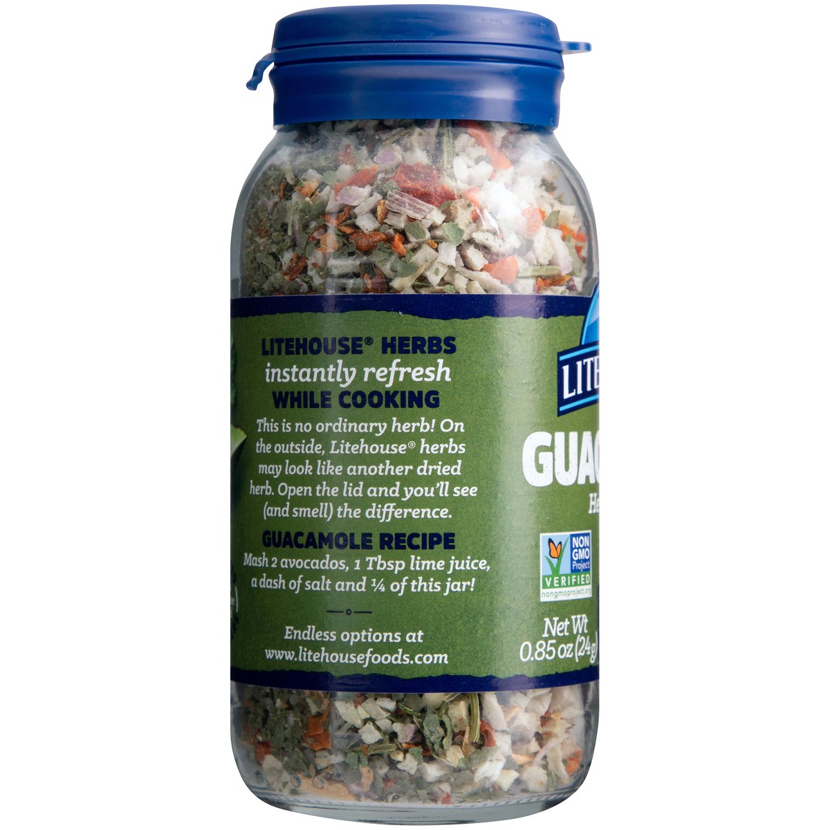 slide 2 of 12, Litehouse Guacamole Blend Freeze Dried Herbs 0.85 oz. Jar, 0.85 oz