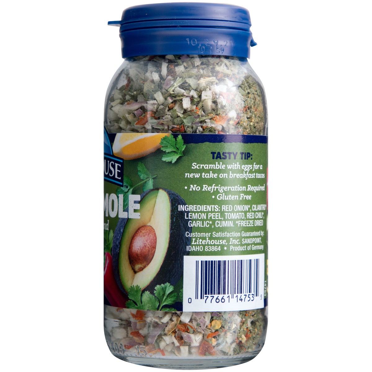 slide 10 of 12, Litehouse Guacamole Blend Freeze Dried Herbs 0.85 oz. Jar, 0.85 oz