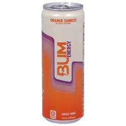 Bum Energy Orange Sunrise Energy Drink - 12 fl oz
