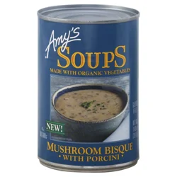 Amy's Mushroom Bisque with Porcini Soup, Gluten Free, 14 oz.
