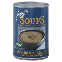 Amy's Mushroom Bisque with Porcini Soup, Gluten Free, 14 oz.