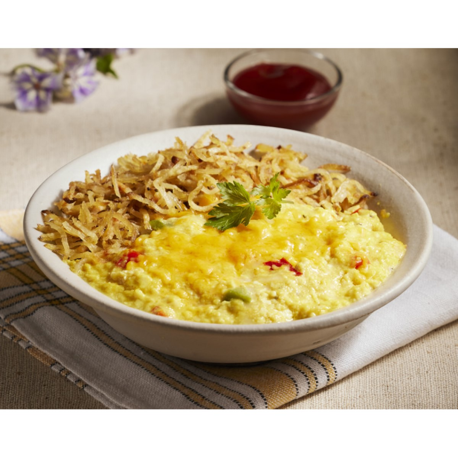 slide 2 of 3, Amy's California Scramble with Cheddar Cheese 8.65 oz, 8.65 oz