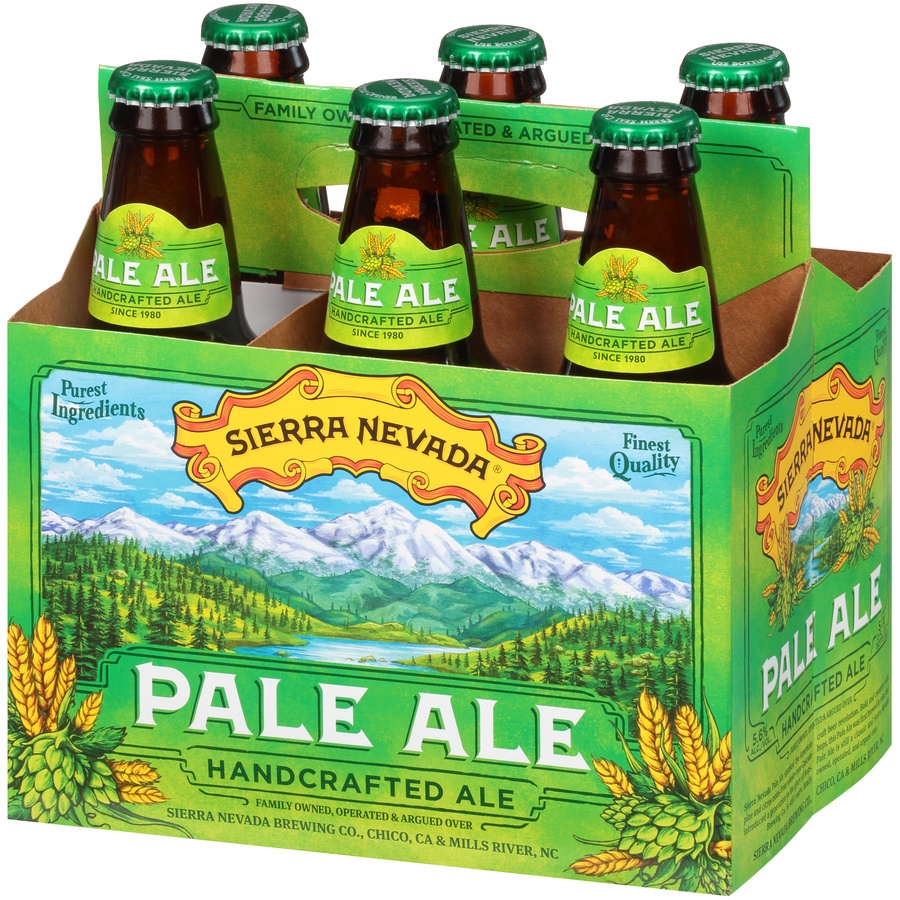 slide 4 of 6, Sierra Nevada Beer, Pale Ale, 6 ct