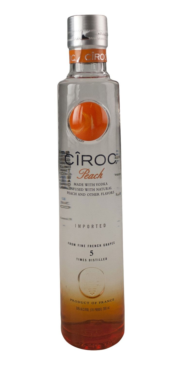 slide 1 of 1, Ciroc Peach Vodka, 200 ml