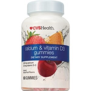 slide 1 of 1, CVS Health Calcium & D3 Gummies, 60 Ct, 1 ct