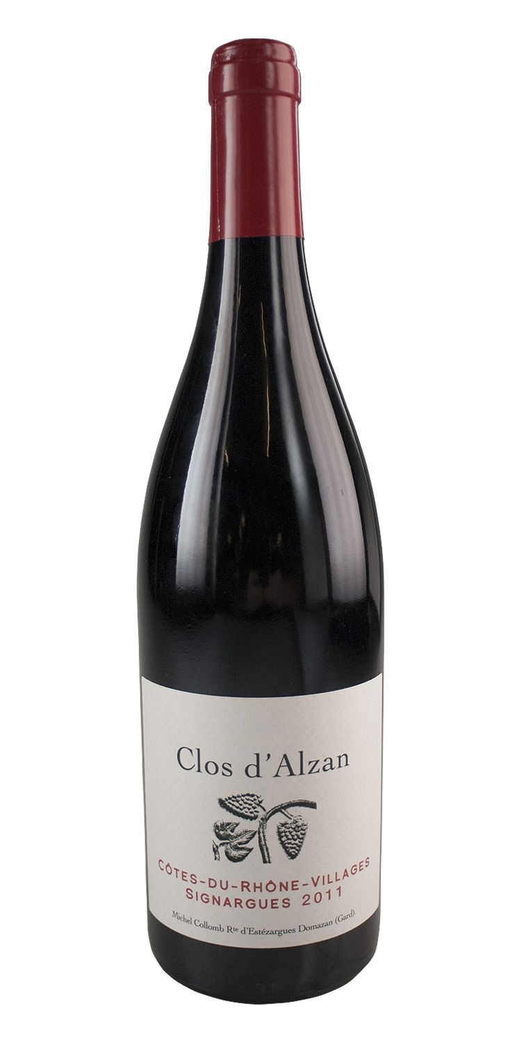 slide 1 of 1, Clos d'Alzan Cotes du Rhone Villages 13, 750 ml