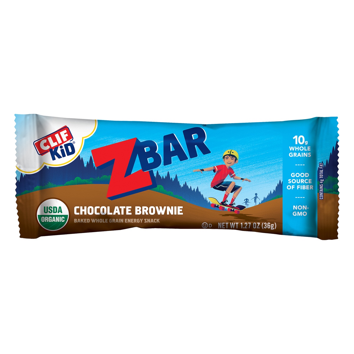 slide 1 of 1, Clif Bar Z Bar Chocolate Brownie, 1.27 oz