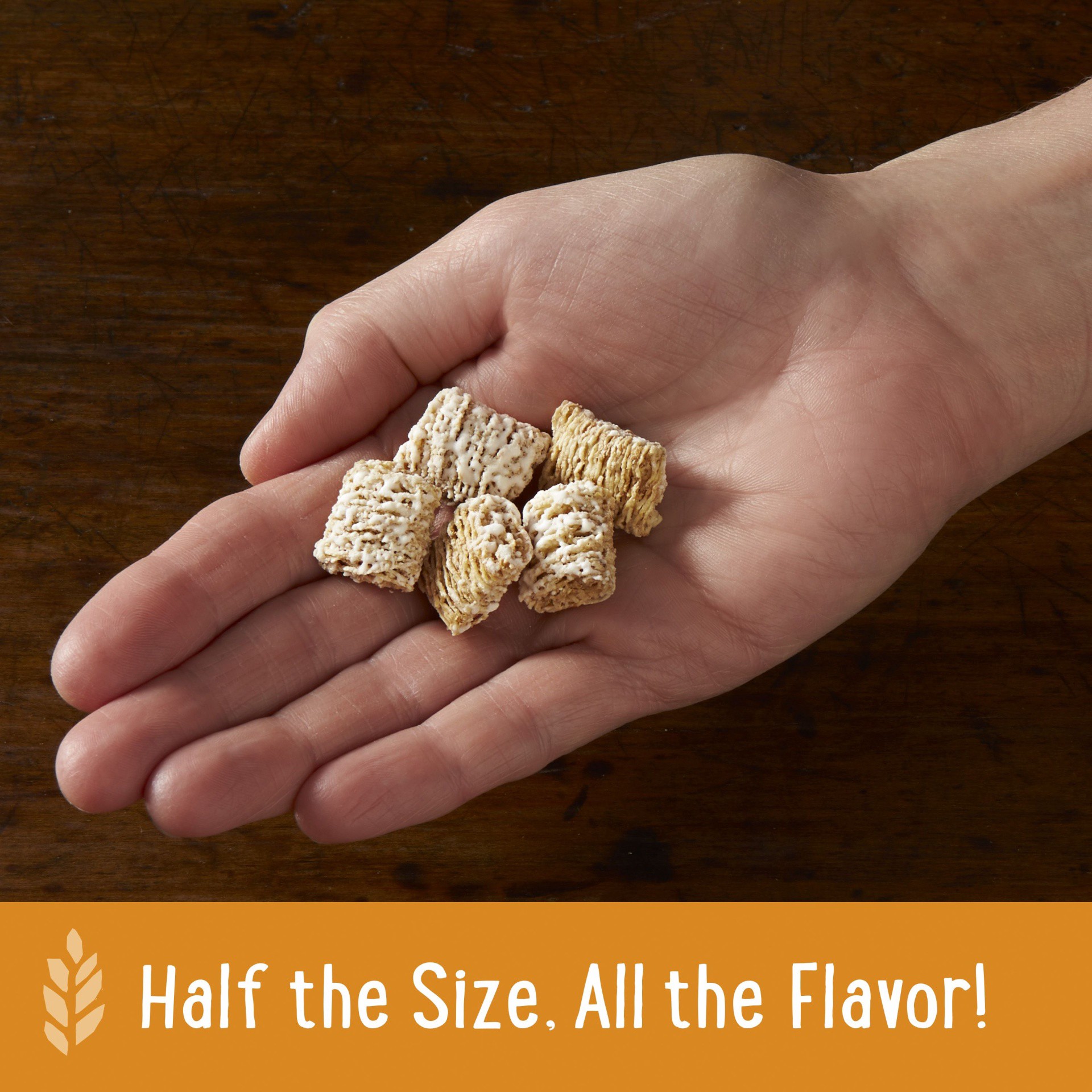 slide 4 of 7, Frosted Mini-Wheats Cereal, Little Bites, Original, 15.8 oz