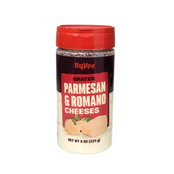 Hy-vee Parmesan & Romano Grated Cheese