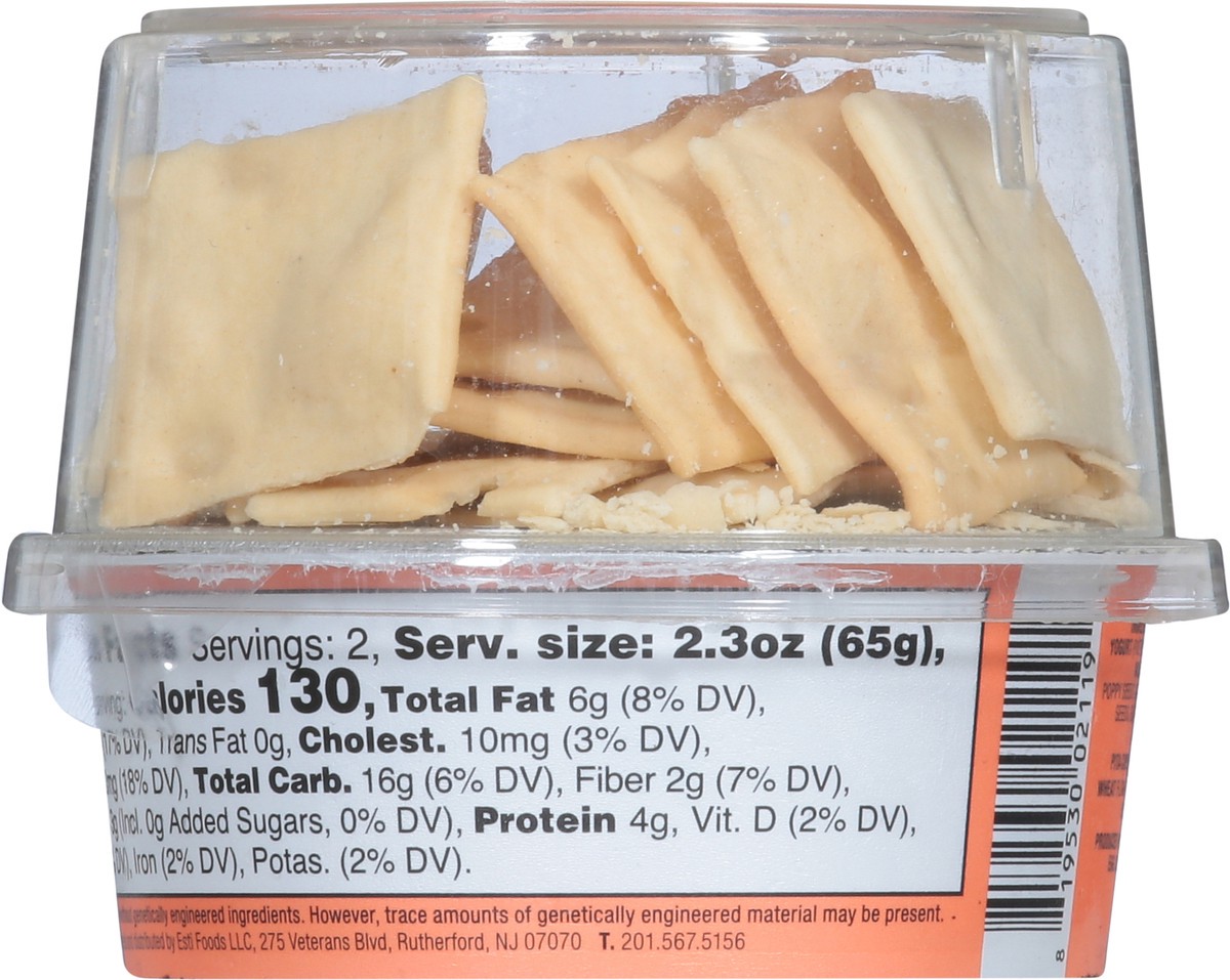 slide 3 of 9, esti Everything Bagel Dip & Pita Chips 4.6 oz, 4.6 oz