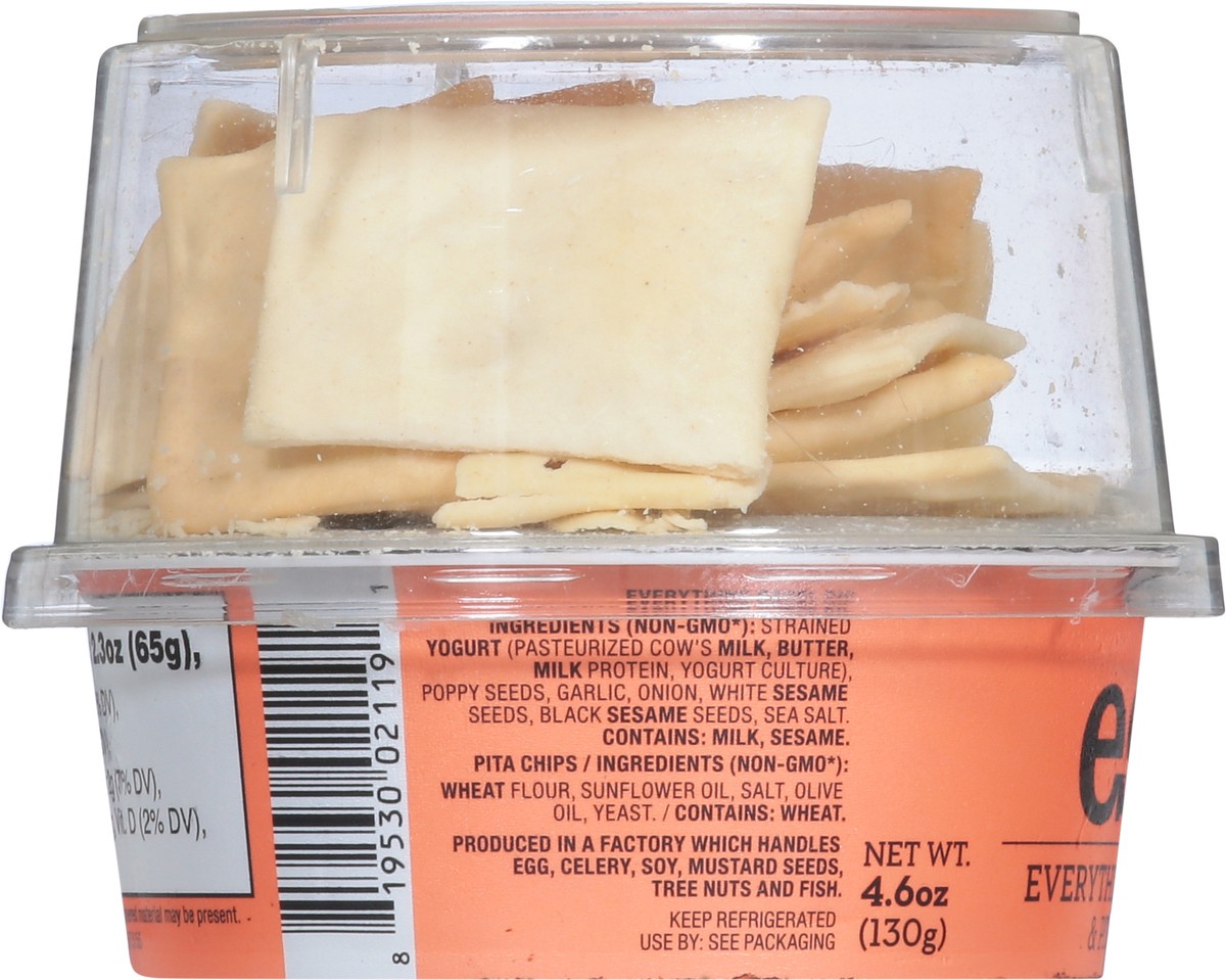 slide 9 of 9, esti Everything Bagel Dip & Pita Chips 4.6 oz, 4.6 oz