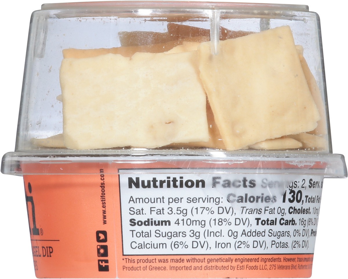 slide 8 of 9, esti Everything Bagel Dip & Pita Chips 4.6 oz, 4.6 oz