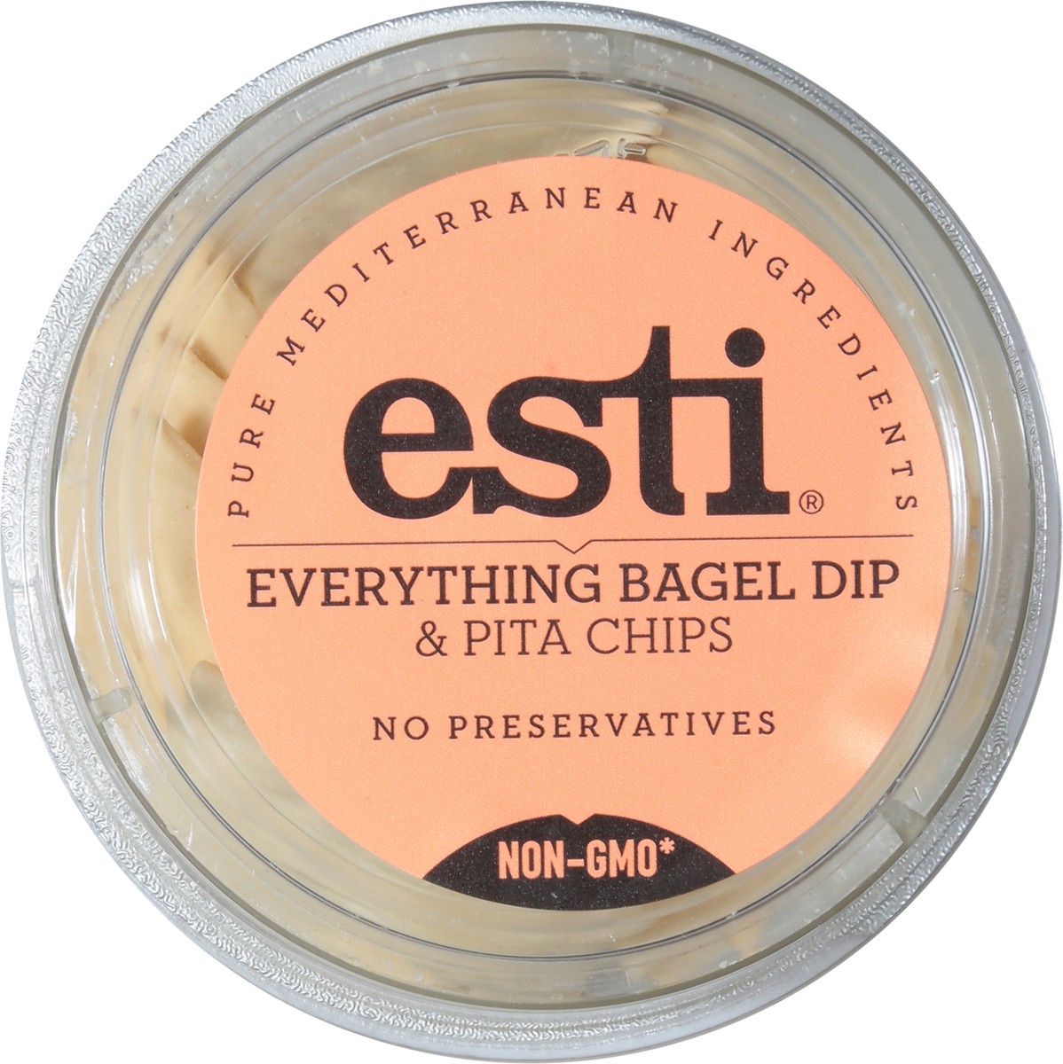 slide 5 of 9, esti Everything Bagel Dip & Pita Chips 4.6 oz, 4.6 oz