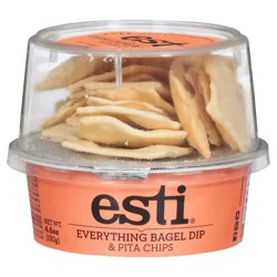 Esti Everything Bagel Dip & Pita Chips 4.6 oz