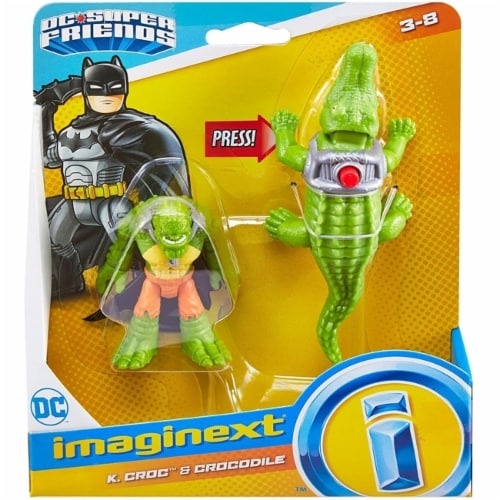 slide 1 of 1, Fisher-Price Imaginext Super friends K Croc and Crocodile Pet Figure, 1 ct