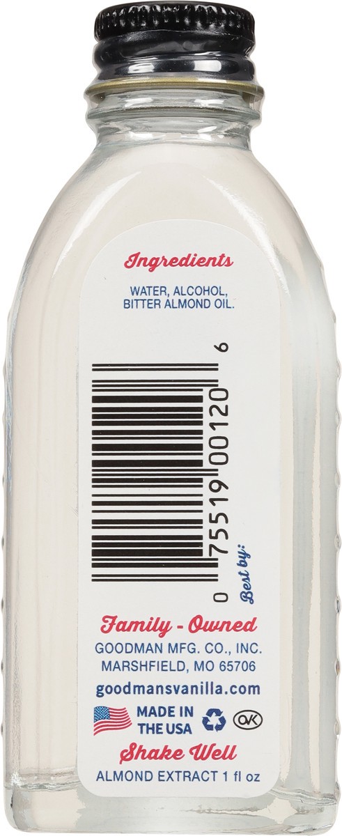 slide 2 of 11, Goodman's Pure Almond Extract 1 fl oz, 1 fl oz