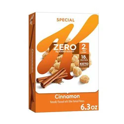 Kellogg''s Special K Zero Breakfast Cereal, Keto Friendly, Protein Cereal, Cinnamon, 6.3oz Box (1 Box)