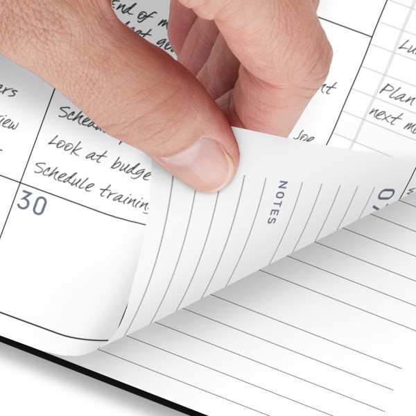 slide 4 of 10, AT-A-GLANCE® Contemporary Lite 2026 Weekly Monthly Planner, Black, Medium, 7"" x 8 3/4"", 1 ct