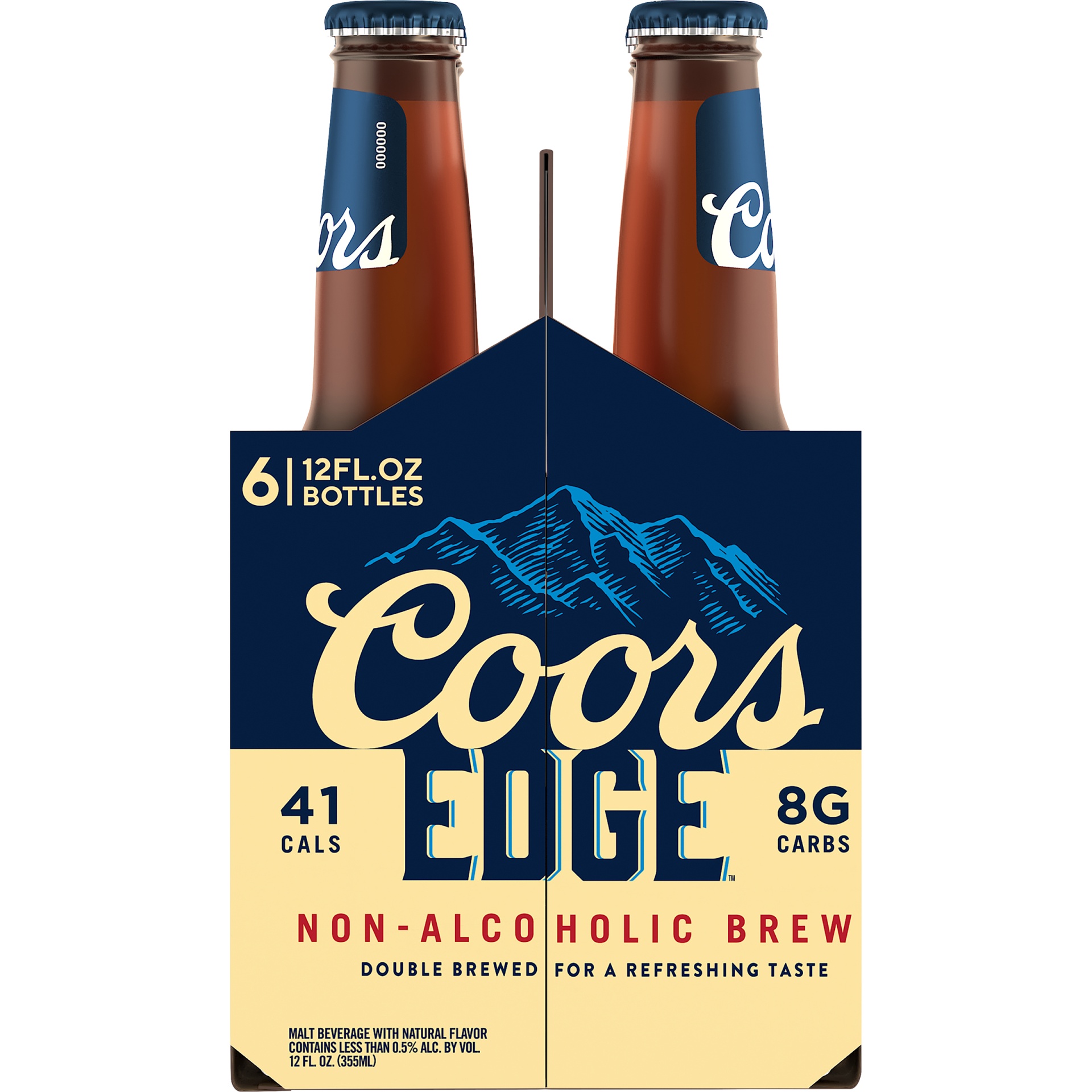 slide 6 of 6, Coors Non-Alcoholic Malt Beverage Beer, 6 ct; 12 fl oz