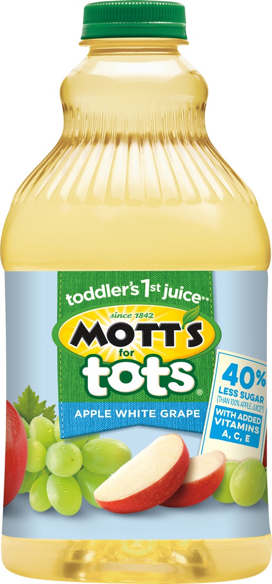 slide 1 of 5, Mott's Tots Apple White Grape Juice Beverage 64 oz, 64 oz