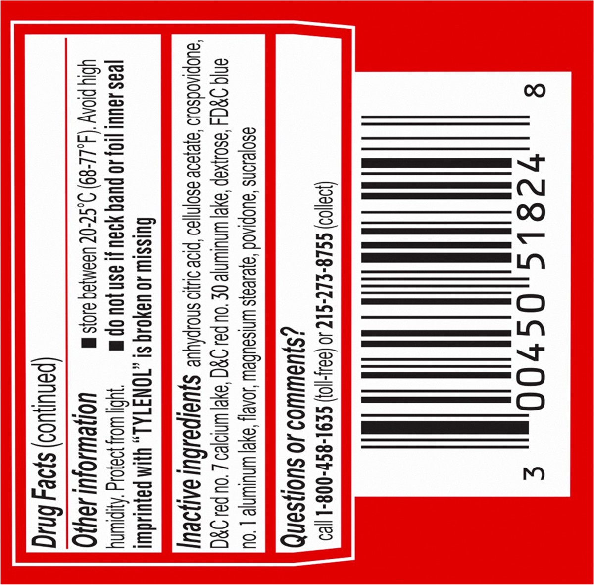 slide 6 of 7, Children's Tylenol Pain + Fever Relief Chewables - Acetaminophen - Grape - 24ct, 24 ct