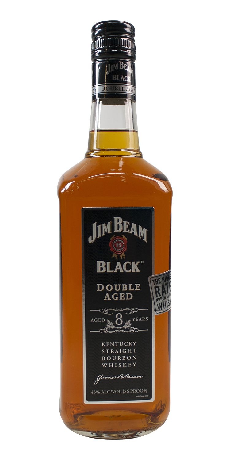 slide 1 of 1, Jim Beam Black 8 Year Dbl Aged Bourbon, 750 ml