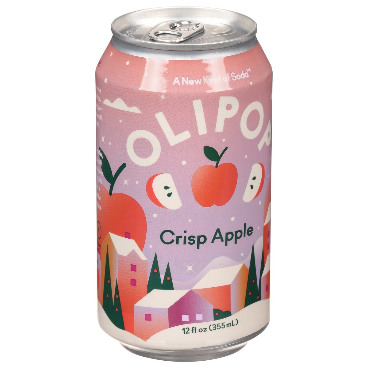 slide 4 of 9, Olipop Crisp Apple Sparkling Tonic - 12 fl oz, 12 fl oz