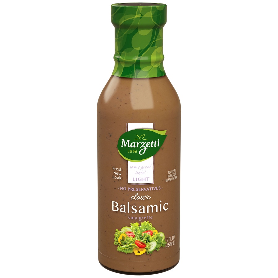 slide 1 of 1, Marzetti Light Classic Balsamic Vinaigrette, 12 fl oz