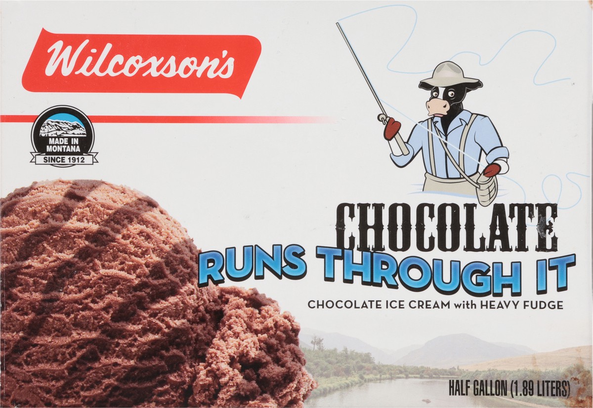slide 15 of 17, Wilcoxson's Chocolate Runs Through It Ice Cream 0.5 gal, 1/2 gal