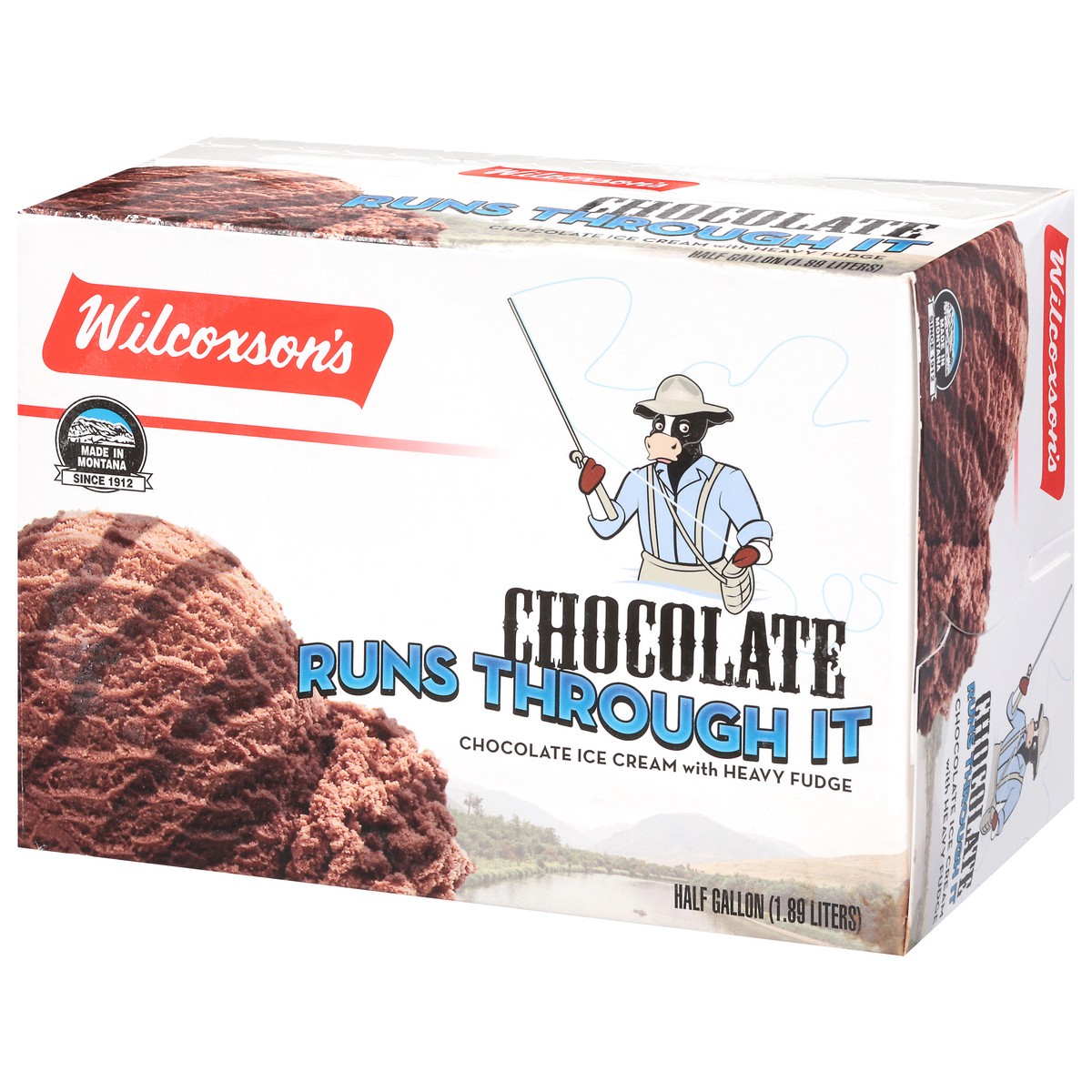 slide 13 of 17, Wilcoxson's Chocolate Runs Through It Ice Cream 0.5 gal, 1/2 gal