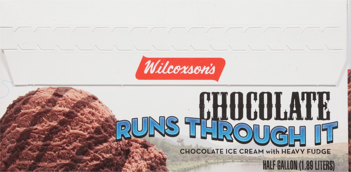 slide 4 of 17, Wilcoxson's Chocolate Runs Through It Ice Cream 0.5 gal, 1/2 gal