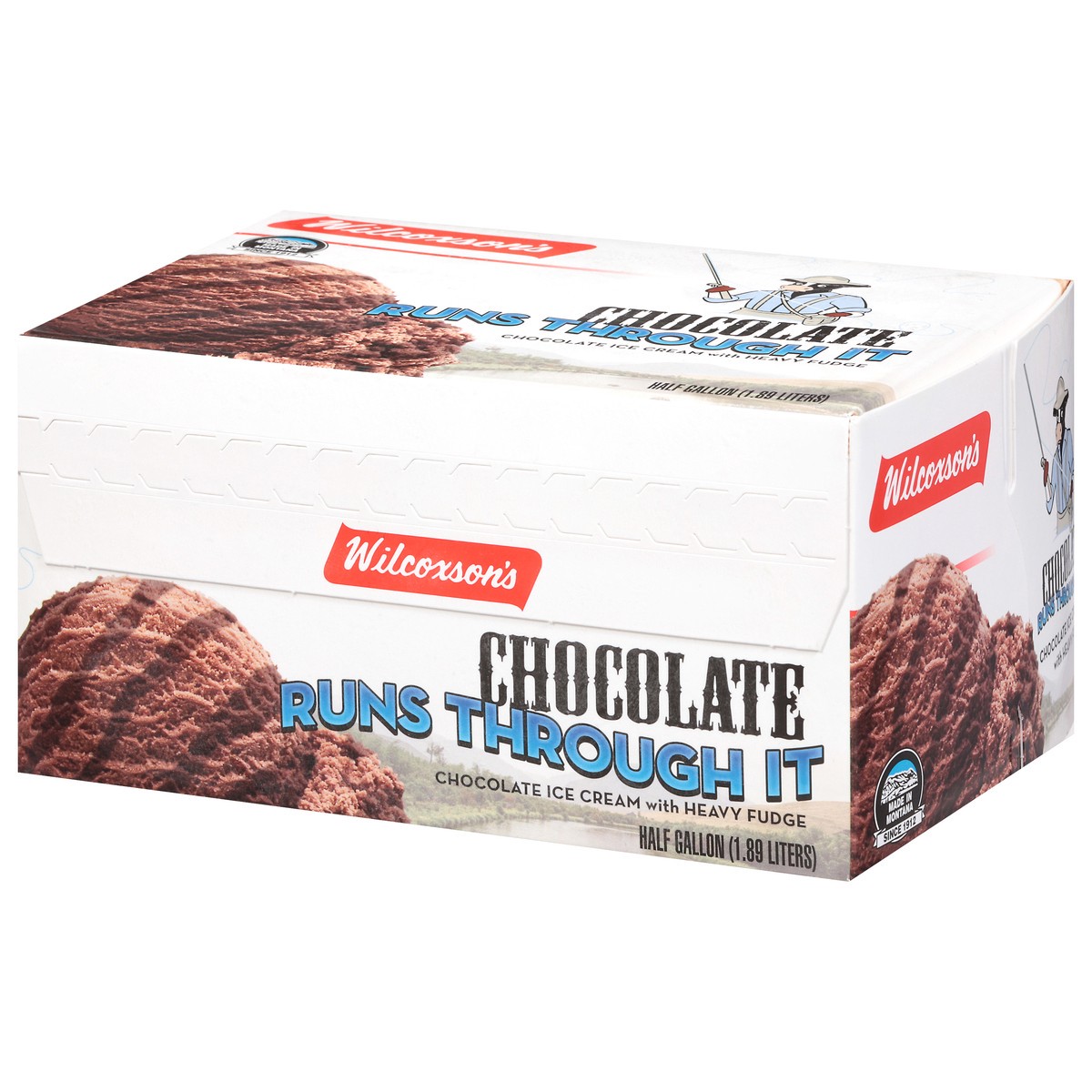 slide 14 of 17, Wilcoxson's Chocolate Runs Through It Ice Cream 0.5 gal, 1/2 gal