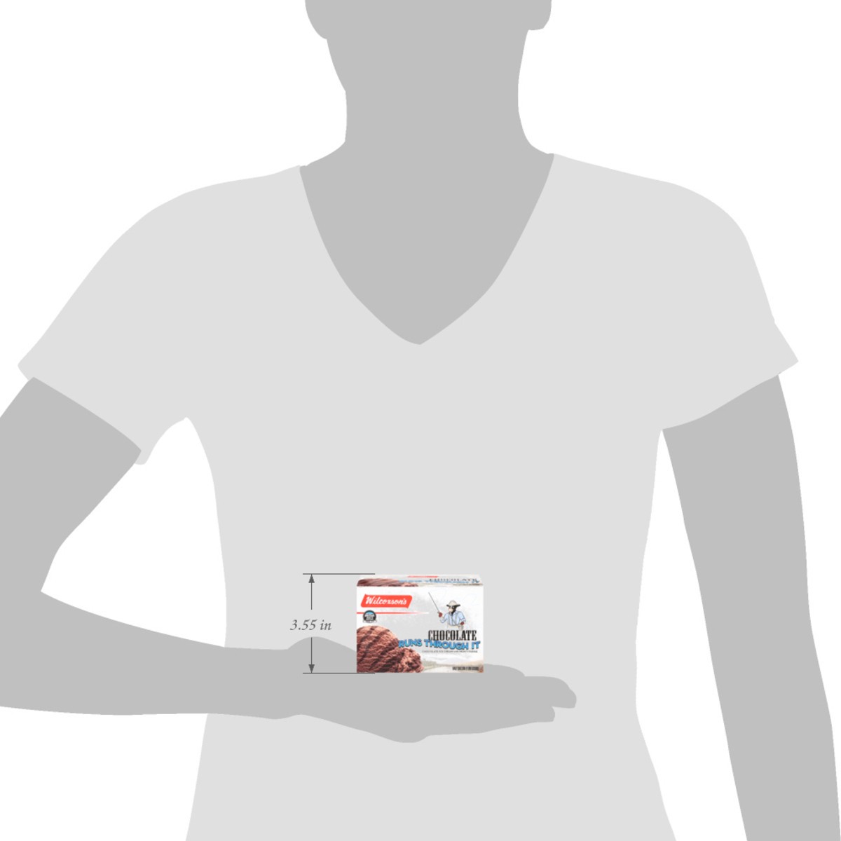 slide 8 of 17, Wilcoxson's Chocolate Runs Through It Ice Cream 0.5 gal, 1/2 gal