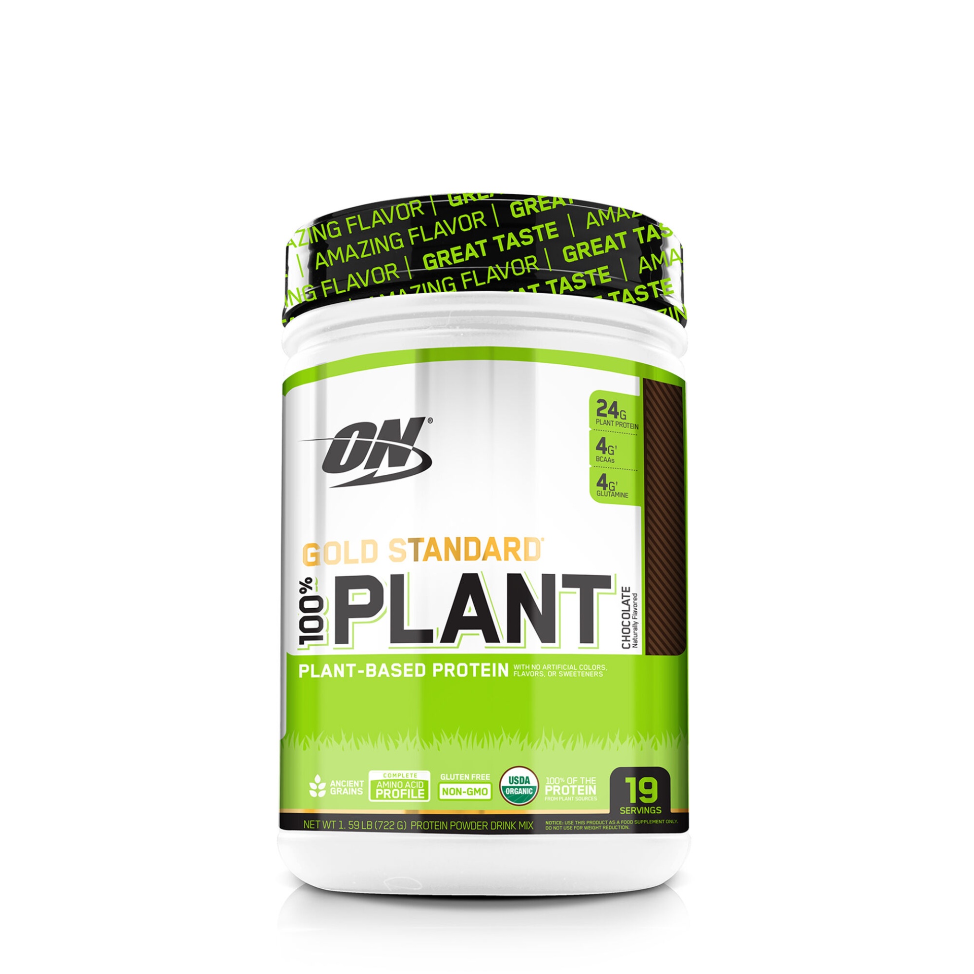 slide 1 of 1, Optimum Nutrition Gold Standard 100% Plant Protein - Chocolate, 1 ct