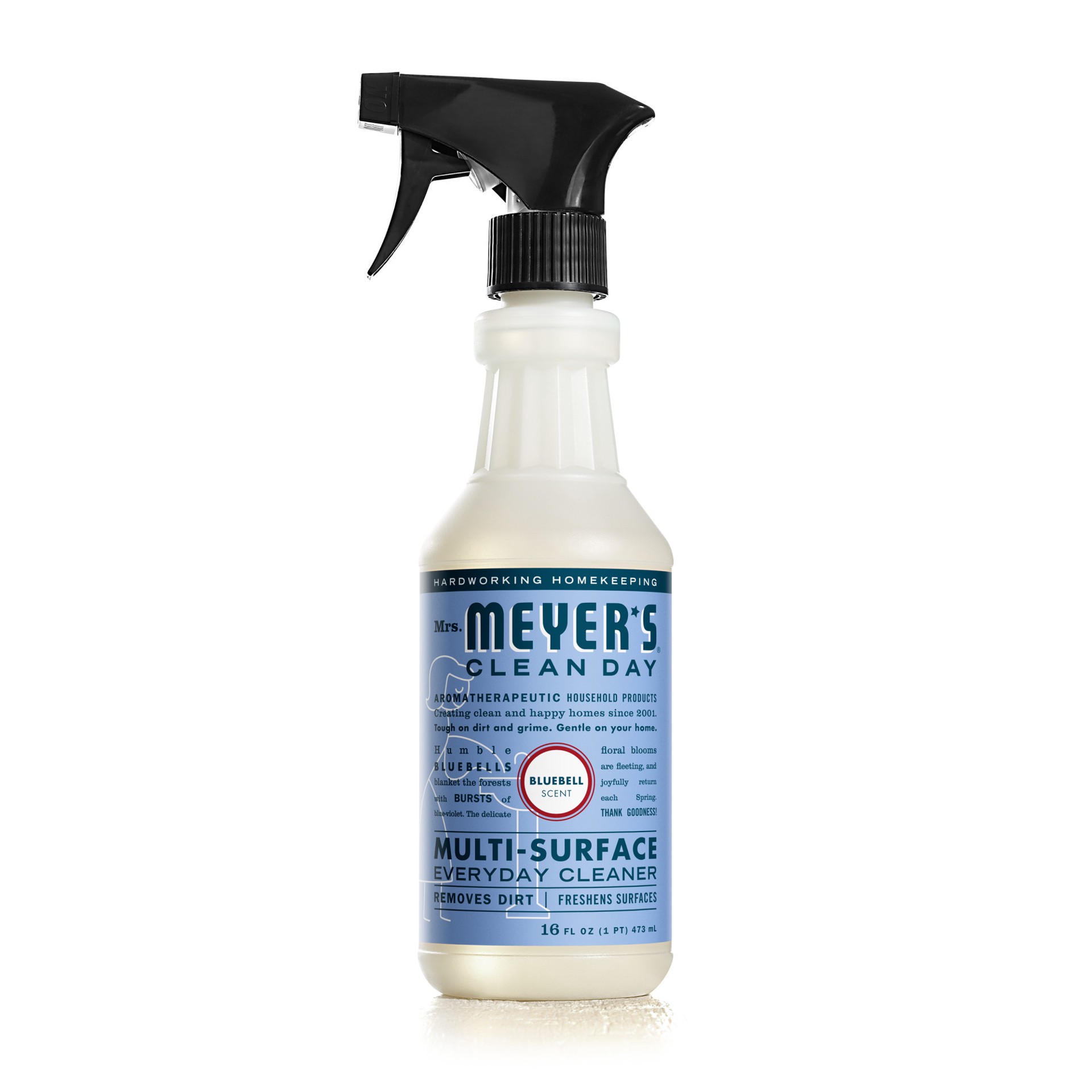 slide 5 of 9, Mrs. Meyer's Clean Day Bluebell Multi-Surface Spray Cleaner, 16 fl oz