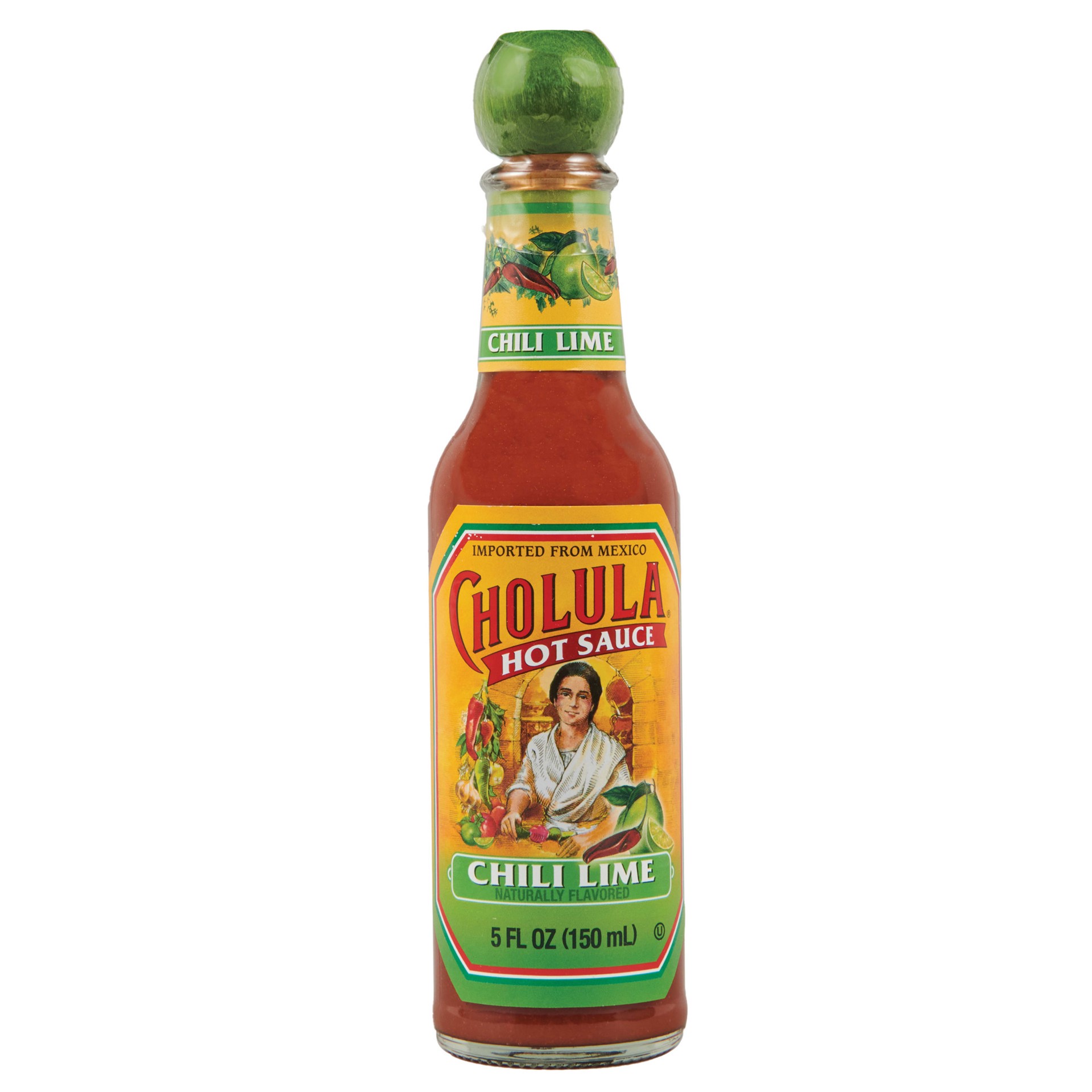 slide 1 of 9, Cholula Chili Lime Hot Sauce, 5 fl oz, 5 oz