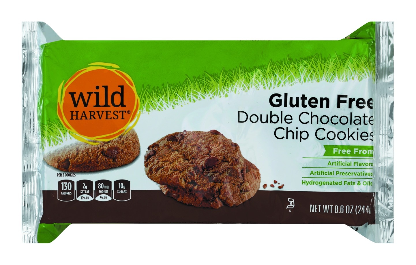 slide 1 of 1, Wild Harvest Double Chocolate Chip Cookie, 8.6 oz