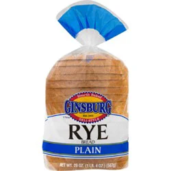 Ginsberg Sliced Rye Bread - 20 Oz