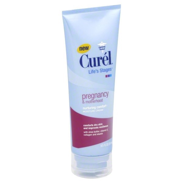 slide 1 of 1, Curél Life's Stages Pregnancy & Motherhood Nuturing Comfort Moisture Cream, 8.5 oz