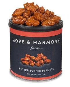 slide 1 of 1, Hope & Harmony Farms Butter Toffee Peanuts, 4.9 oz